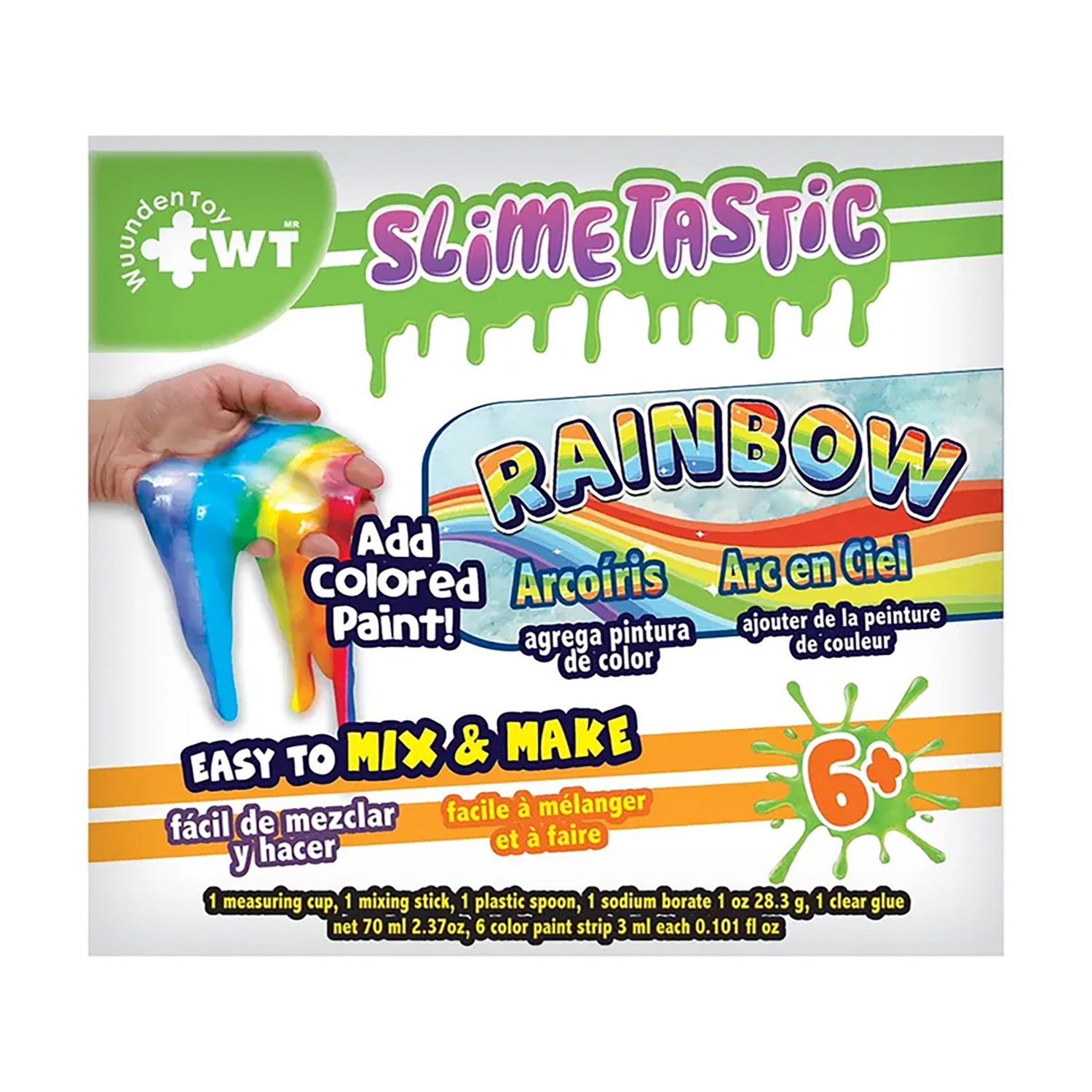 Slime Arcoíris Wuundentoy Multicolor