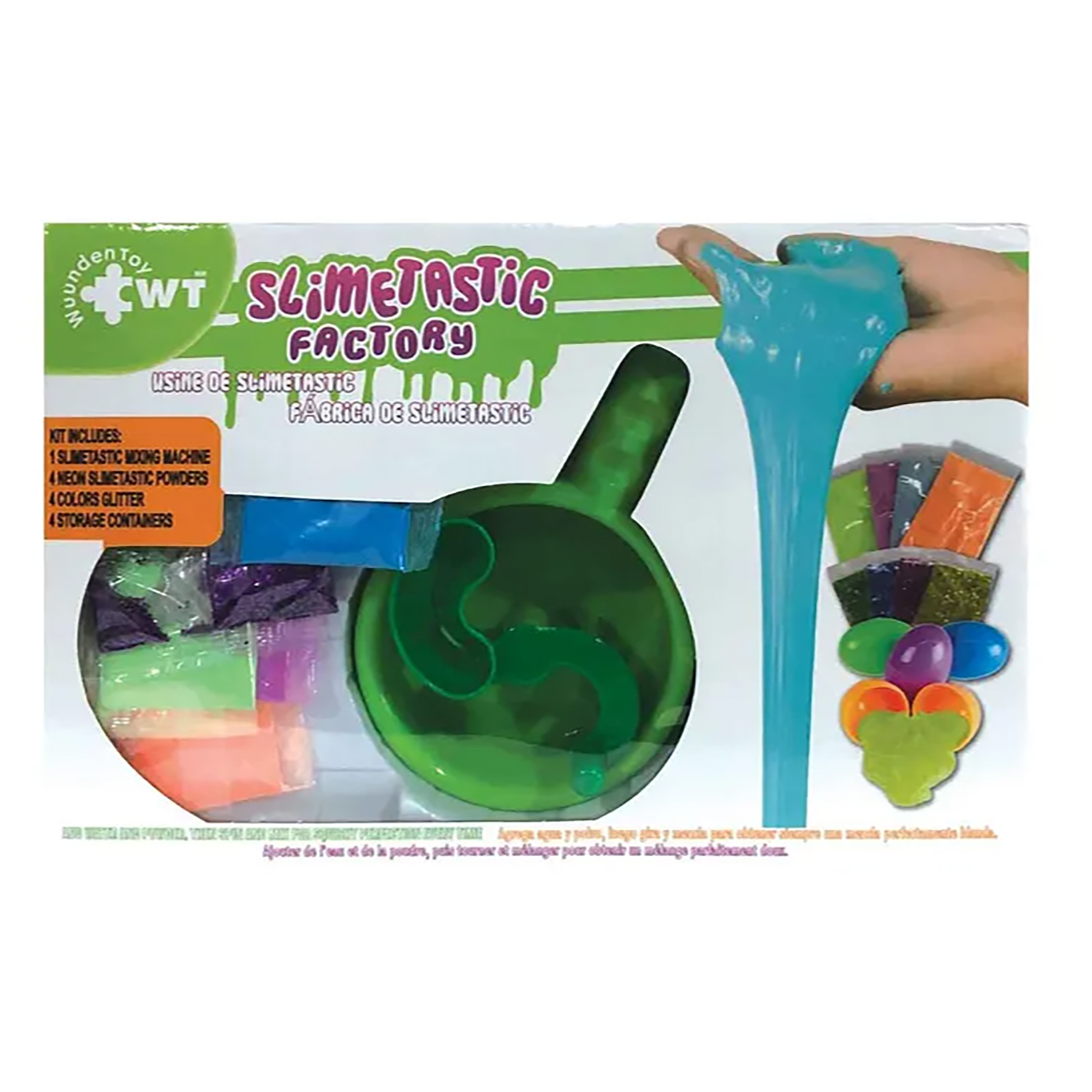 Fábrica de Slime Wuundentoy Multicolor