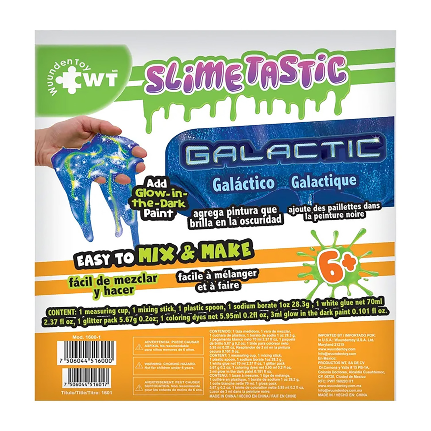 Foto 3 pulgar | Slime Galáctico Wuundentoy Multicolor
