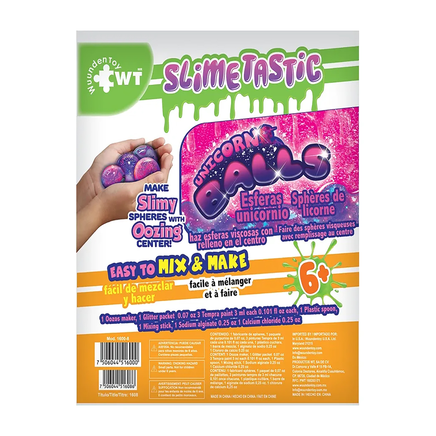 Foto 3 pulgar | Slime Unicornio Balls Wuundentoy Multicolor