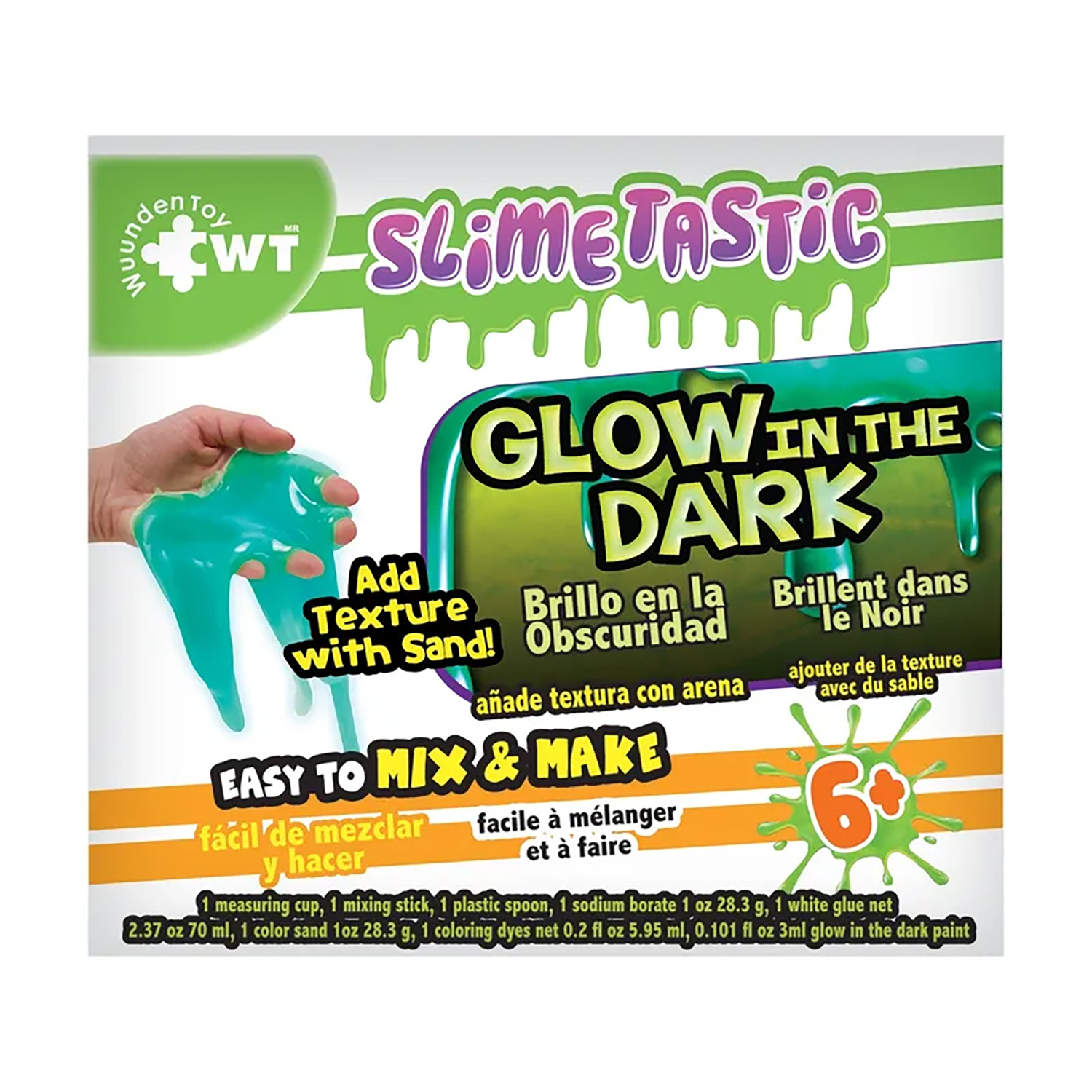 Slime Fluorecente Wuundentoy Multicolor