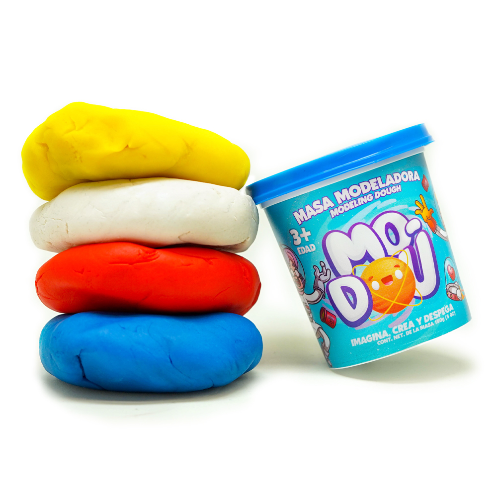 Foto 2 pulgar | Plastilina Mo-dou 4 Pack Colores Primarios