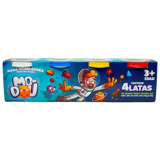 Foto 2 | Plastilina Mo-dou 4 Pack Colores Primarios
