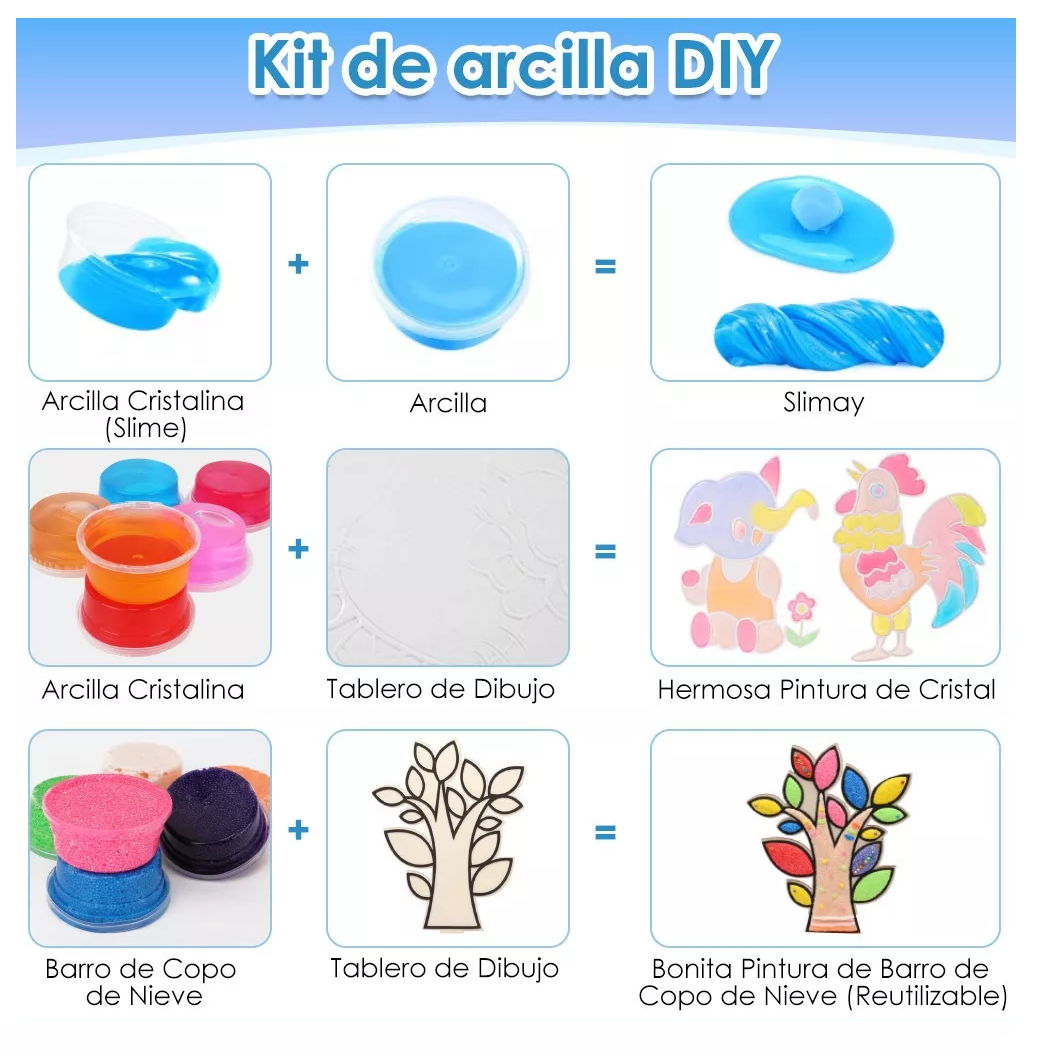 Foto 4 pulgar | Kit De Arcilla Plastilina 36 Colores Modelado Belug No Tóxico Multicolor