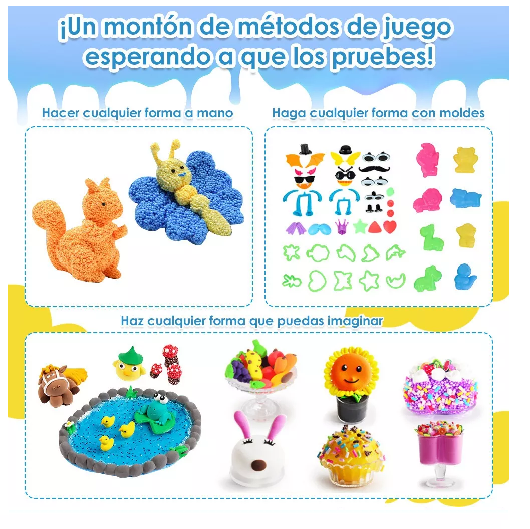 Foto 5 pulgar | Kit De Arcilla Plastilina 36 Colores Modelado Belug No Tóxico Multicolor