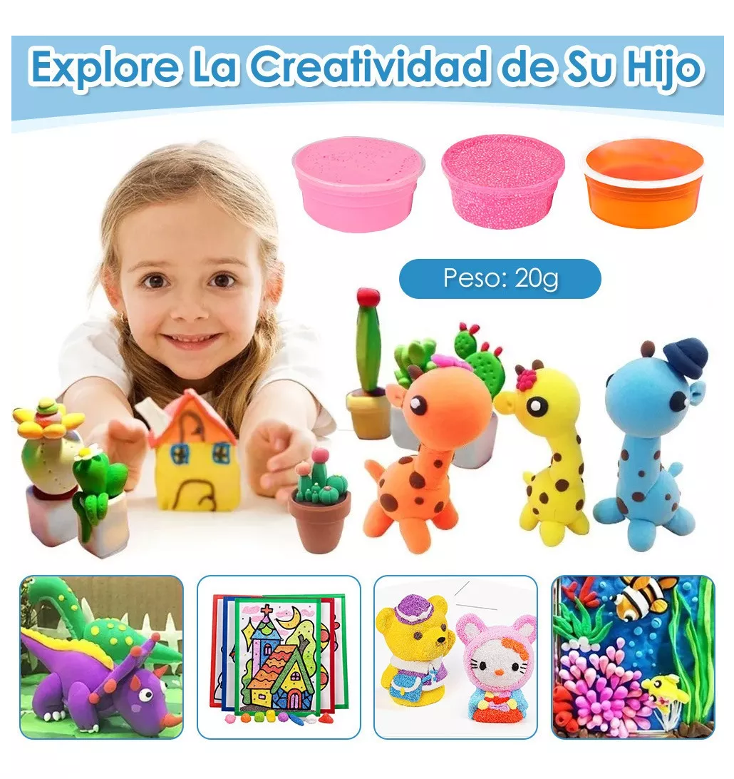 Foto 5 | Kit De Arcilla Plastilina 36 Colores Modelado Belug No Tóxico Multicolor