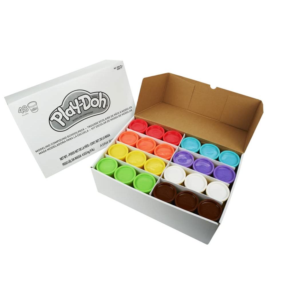 Play Doh: Kit Escolar Play Doh 48 Piezas