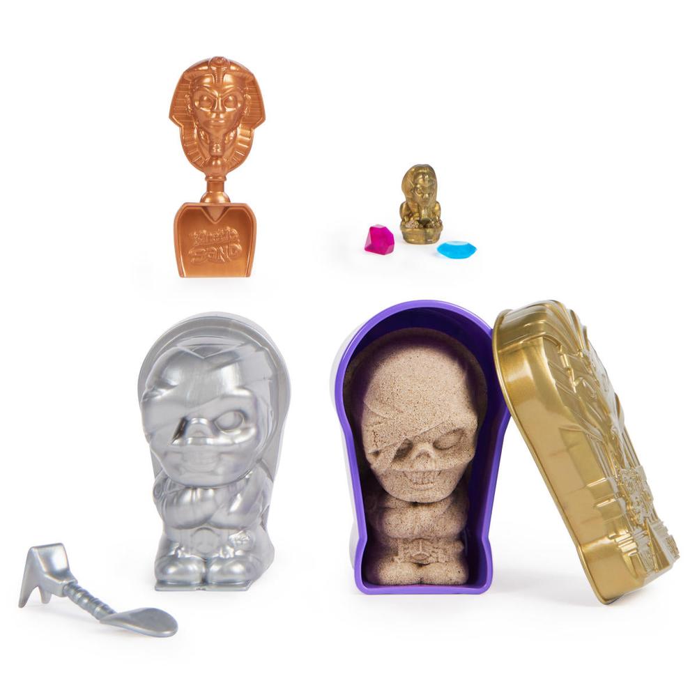 Foto 2 | Set Multicolor Kinetic Sand Contenedor Sarcofago Momia