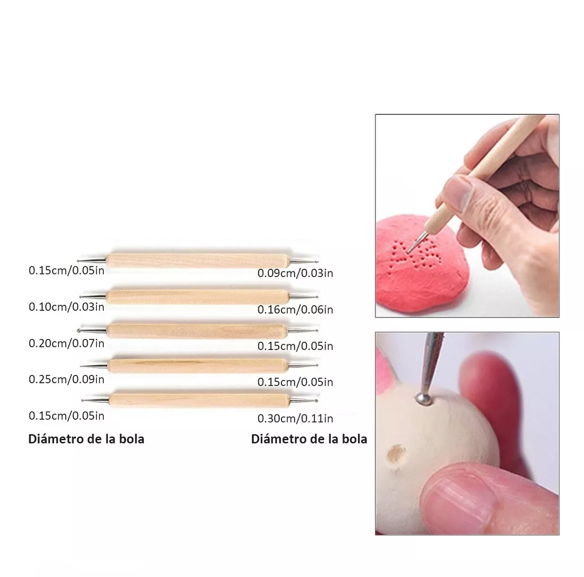 Foto 3 pulgar | Herramientas De Modelado De Cerámica Y Arcilla, 42 Piezas