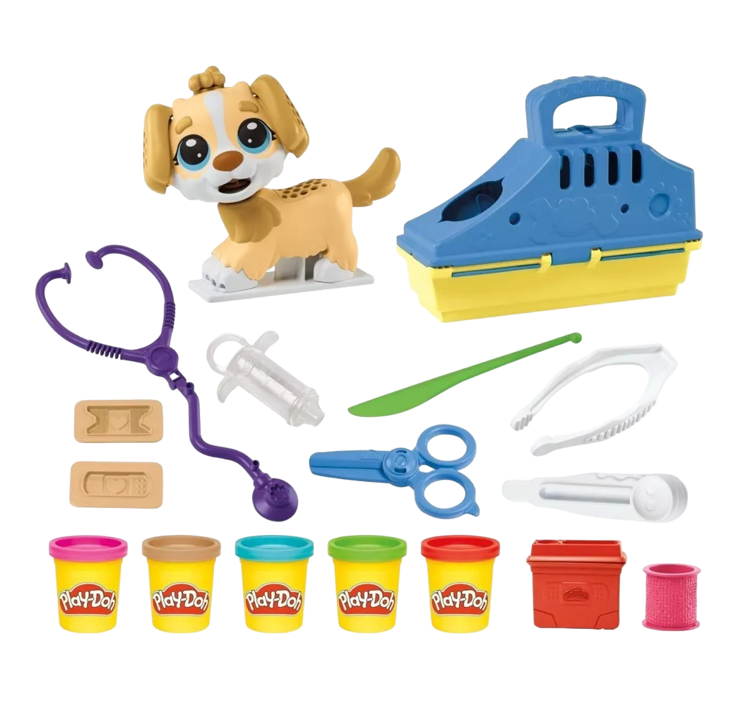 Set De Masas Hasbro Play-doh Veterinario Con Accesorios