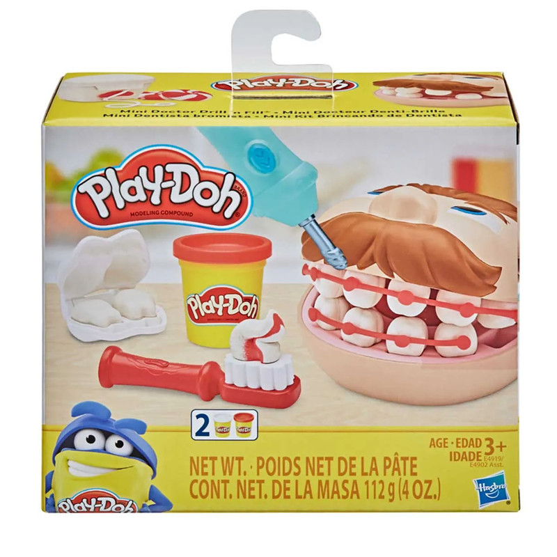 Foto 1 | Plastilina Play-doh Mini Dentista Bromista