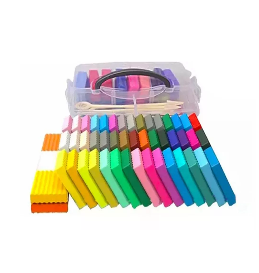 Foto 1 | Plastilina De Masa De Arcilla Creativa Para Niños 50 Colores