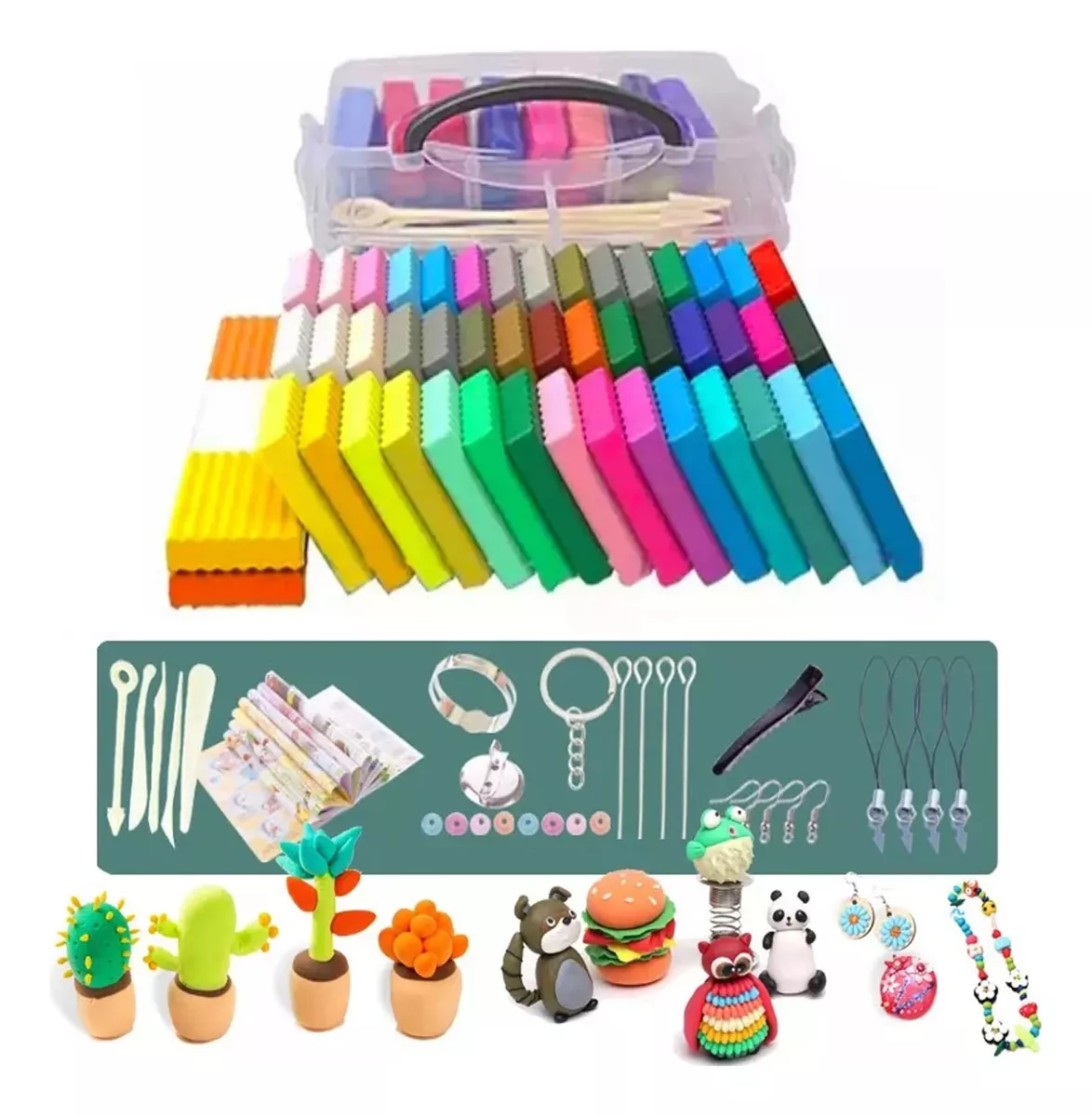 Foto 4 pulgar | Plastilina De Masa De Arcilla Creativa Para Niños 50 Colores