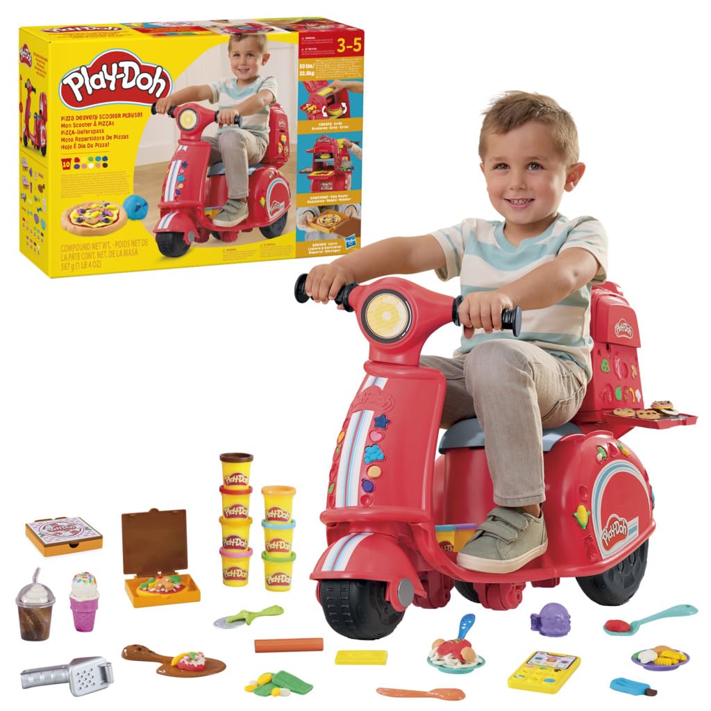 Patinete de Repartidor de Pizza Ride-on Playset Play-doh - Venta Internacional