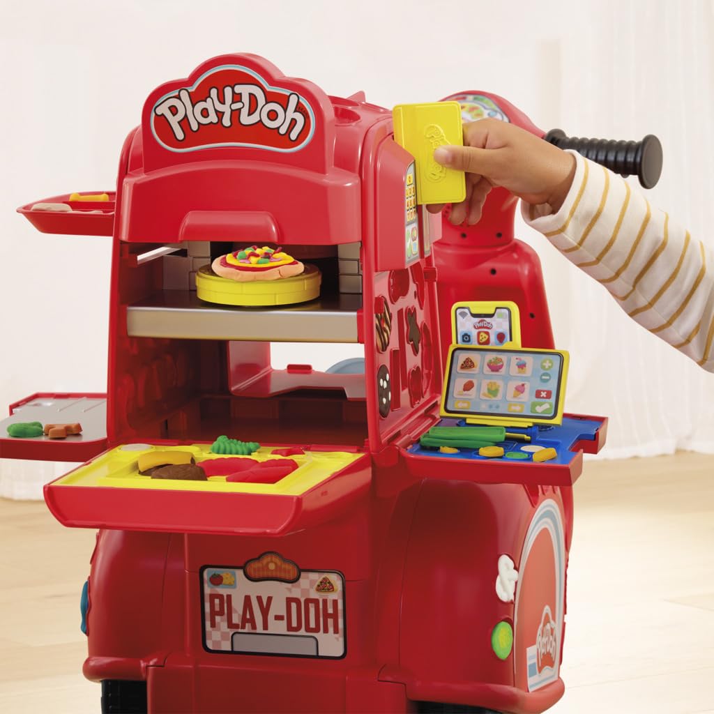 Foto 6 pulgar | Patinete de Repartidor de Pizza Ride-on Playset Play-doh - Venta Internacional