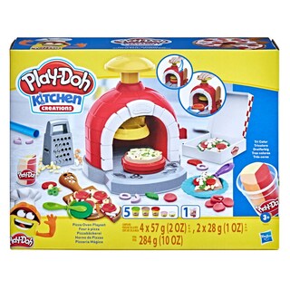 Foto 3 | Horno Para Pizza Playset Play-doh Kitchen Creations Con 6 Latas Y 8 Unidades - Venta Internacional.