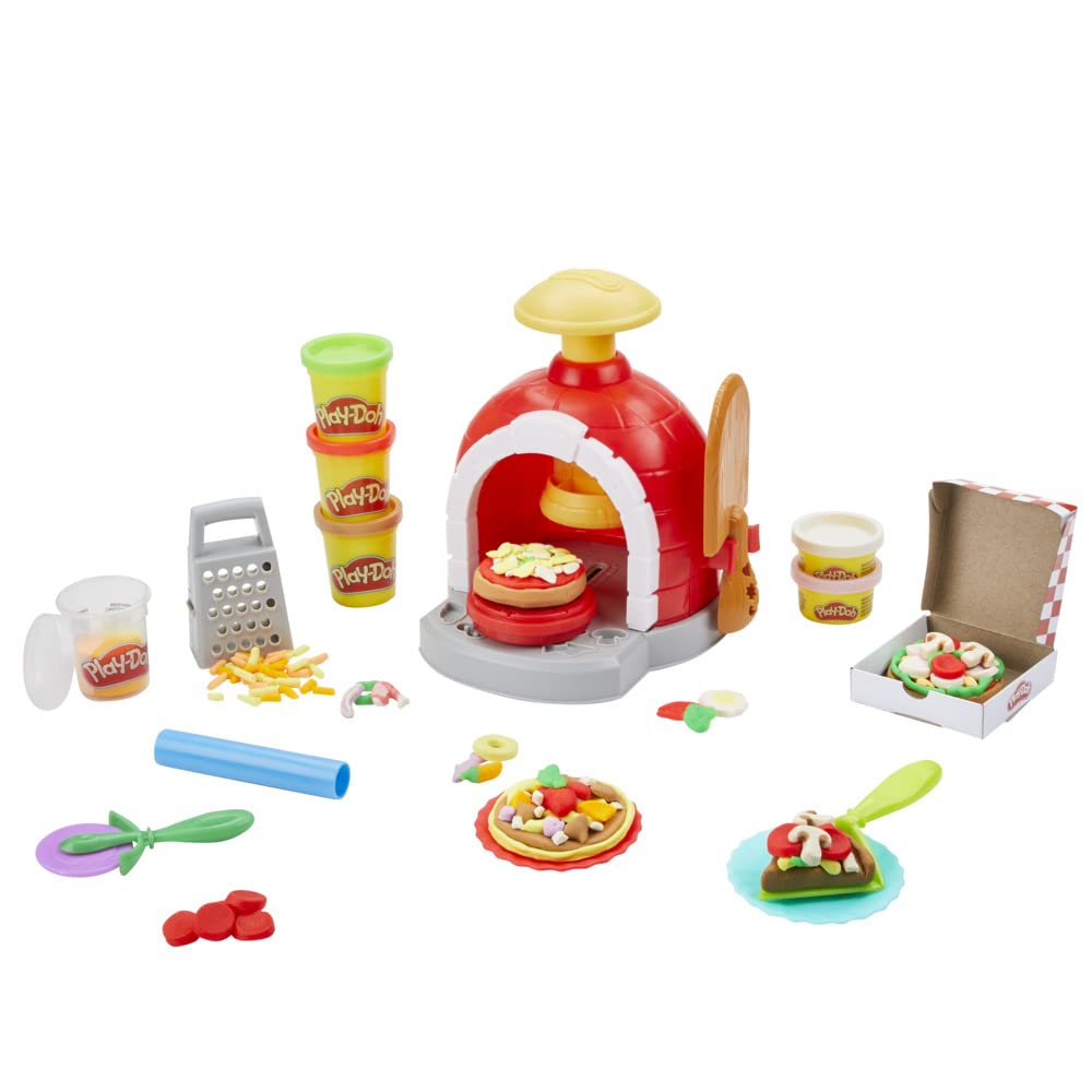 Foto 8 pulgar | Horno Para Pizza Playset Play-doh Kitchen Creations Con 6 Latas Y 8 Unidades - Venta Internacional.