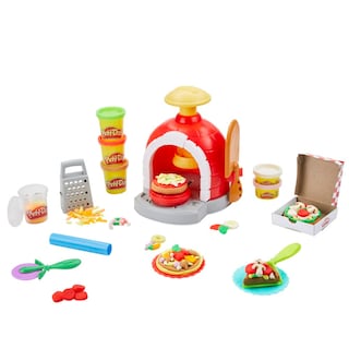 Foto 7 | Horno Para Pizza Playset Play-doh Kitchen Creations Con 6 Latas Y 8 Unidades - Venta Internacional.