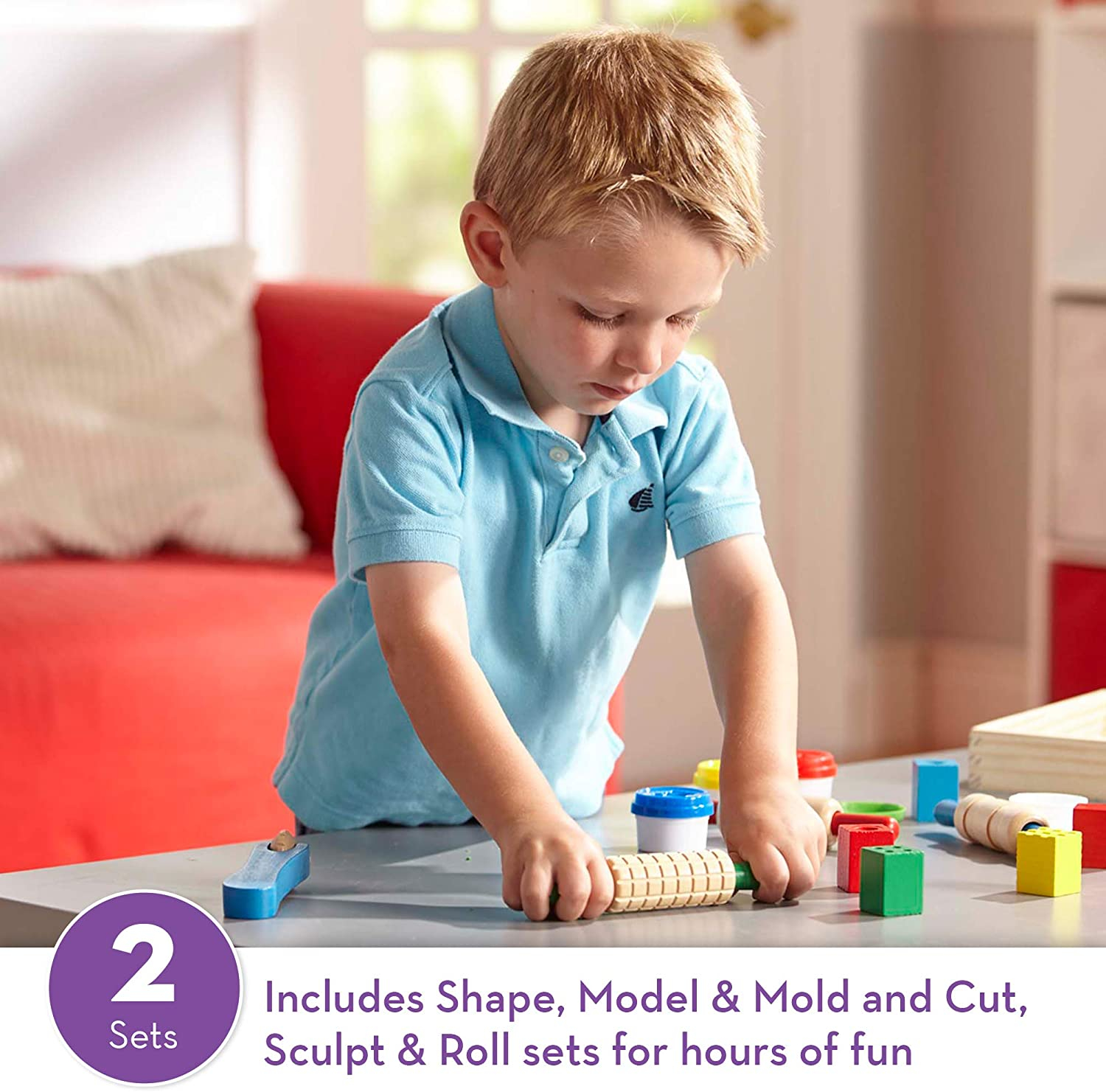 Foto 2 | Paquete De Actividades Melissa & Doug Clay - Venta Internacional.