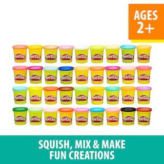 Foto 2 | Modelling Compound Play-doh, Paquete De 36 Cajas De Colores, Latas De 3 Onzas - Venta Internacional.