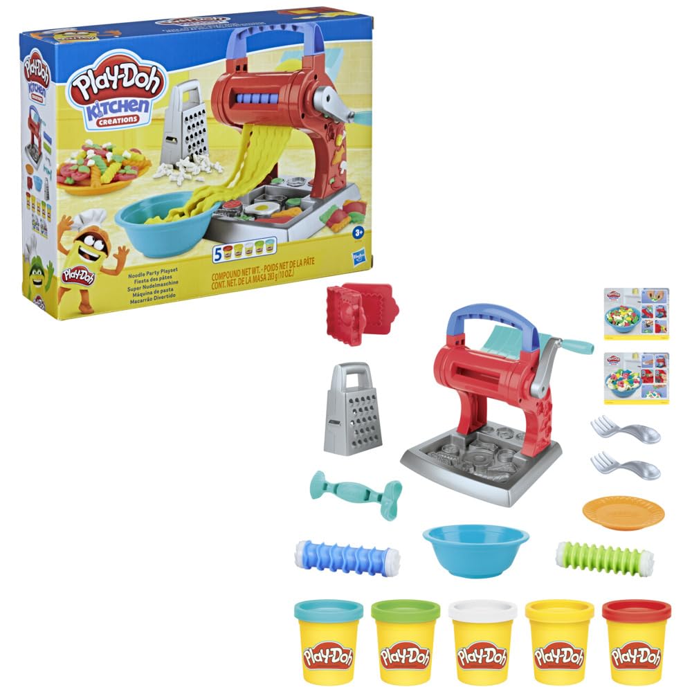 Foto 2 pulgar | Playset Play-doh Kitchen Creations Noodle Party Para Niños Mayores De 3 Años - Venta Internacional.