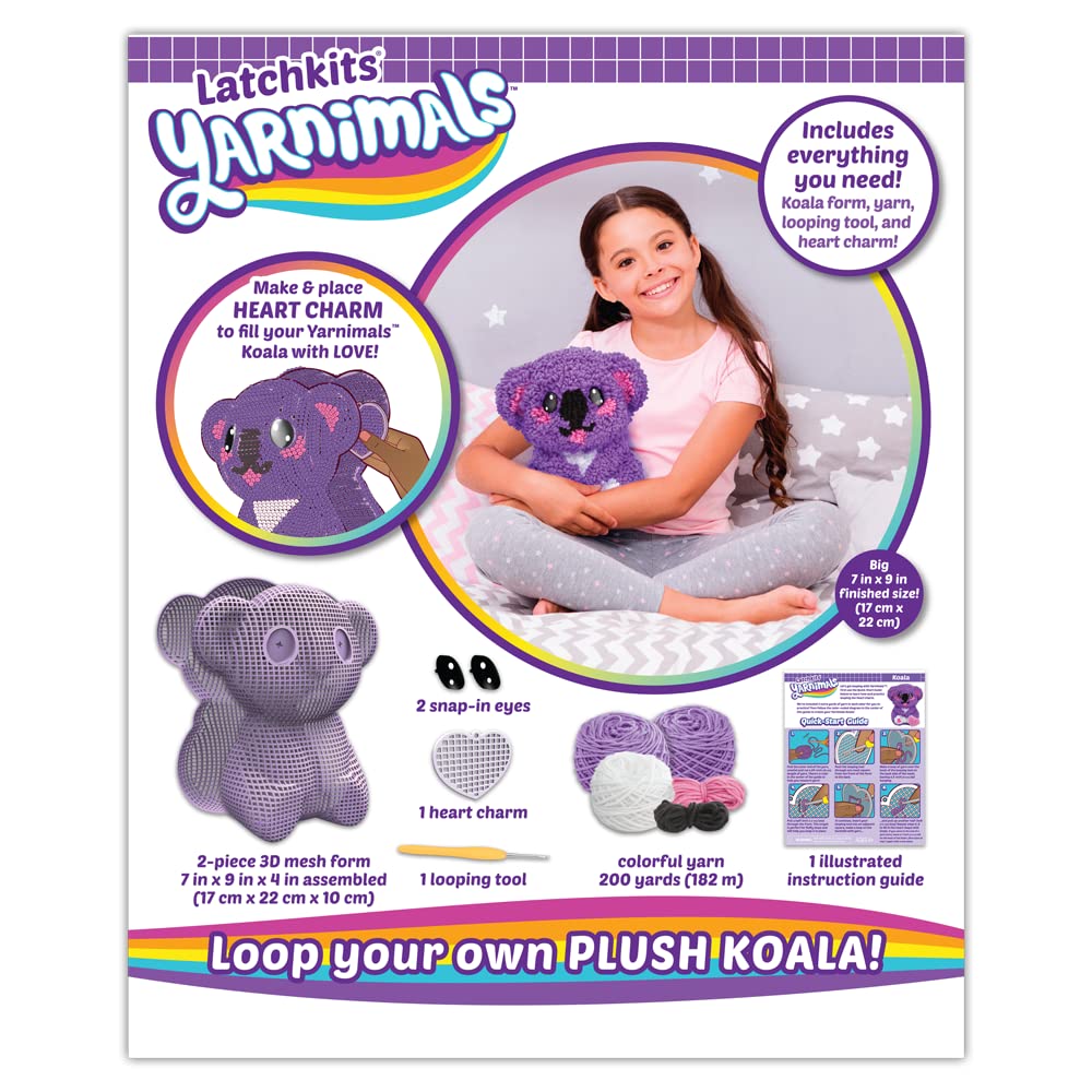 Foto 6 pulgar | Kit De Manualidades Playmonster Yarnimals Koala Loop Your Own De Más De 8 Años - Venta Internacional.