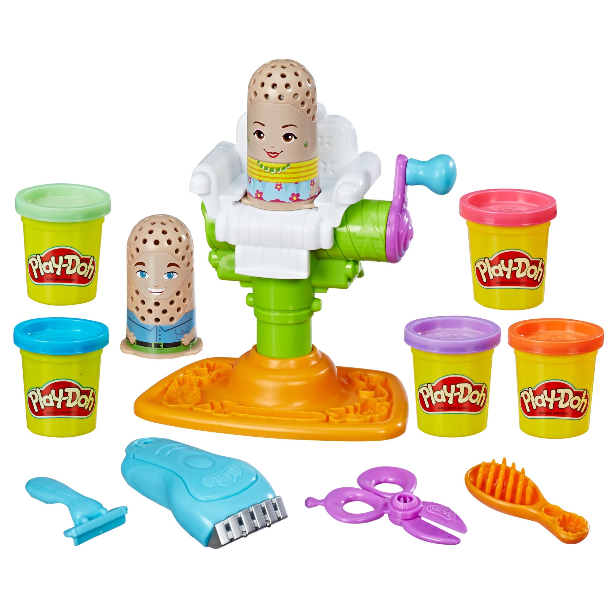 Foto 2 pulgar | Barber Shop Toy Play-doh Buzz 'n Cut Fuzzy Pumper Con Zumbador - Venta Internacional.