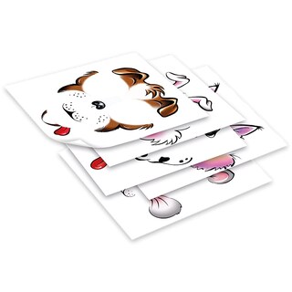 Foto 3 | Paquete De Tatuajes Temporales Para Mascotas Face Paintoos Para Niños De 4 Años O Más - Venta Internacional.