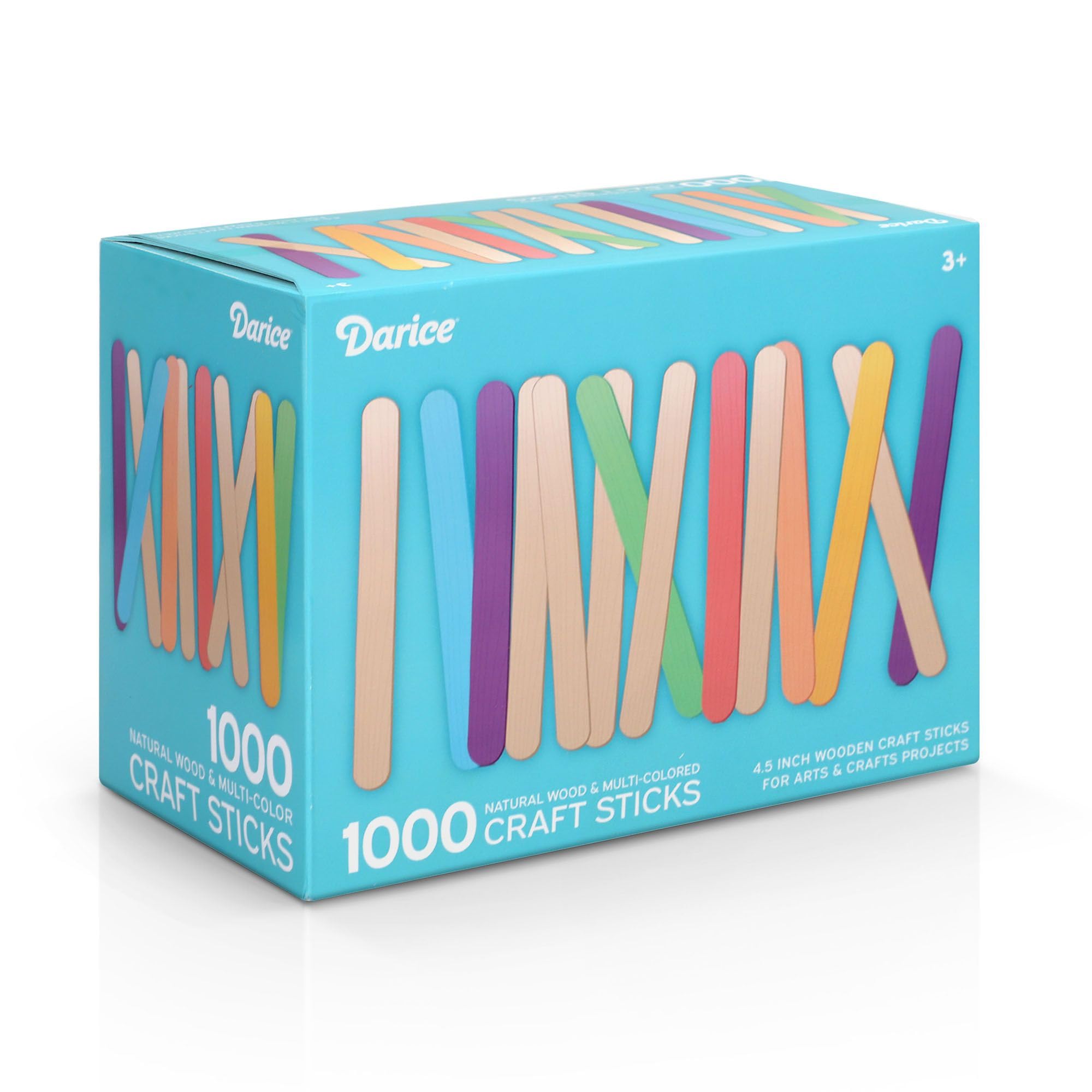 Foto 3 pulgar | Juego De Bastones Darice Para Manualidades, 4,5 Cm, 1000 Unidades, 500 Unidades, Arcoíris - Venta Internacional.