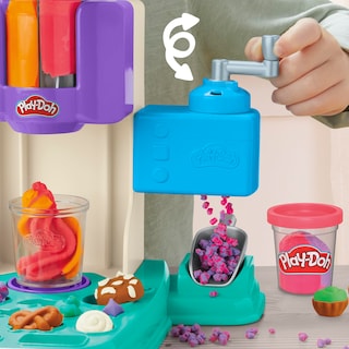 Foto 2 | Helado Playset Play-doh Rainbow Swirl Con 7 Accesorios - Venta Internacional.