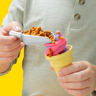 Foto 4 | Helado Playset Play-doh Rainbow Swirl Con 7 Accesorios - Venta Internacional.