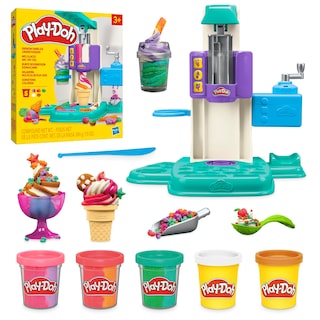 Foto 5 | Helado Playset Play-doh Rainbow Swirl Con 7 Accesorios - Venta Internacional.