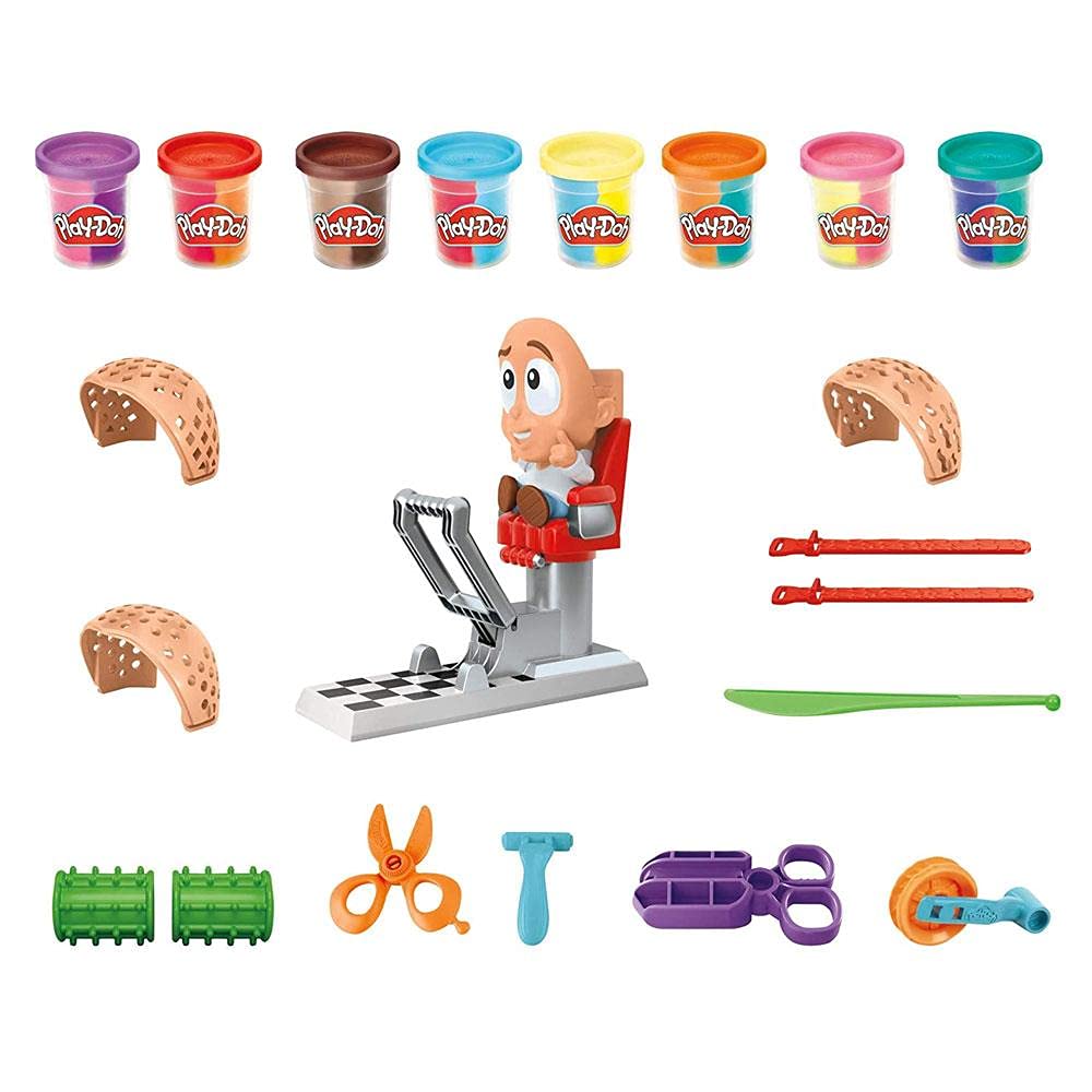 Juego De Peluqueria Play-doh Crazy Cuts Stylist Con Herramientas, 8 Latas - Venta Internacional.