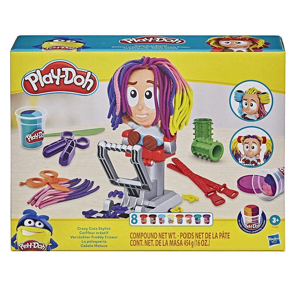 Foto 3 pulgar | Juego De Peluqueria Play-doh Crazy Cuts Stylist Con Herramientas, 8 Latas - Venta Internacional.