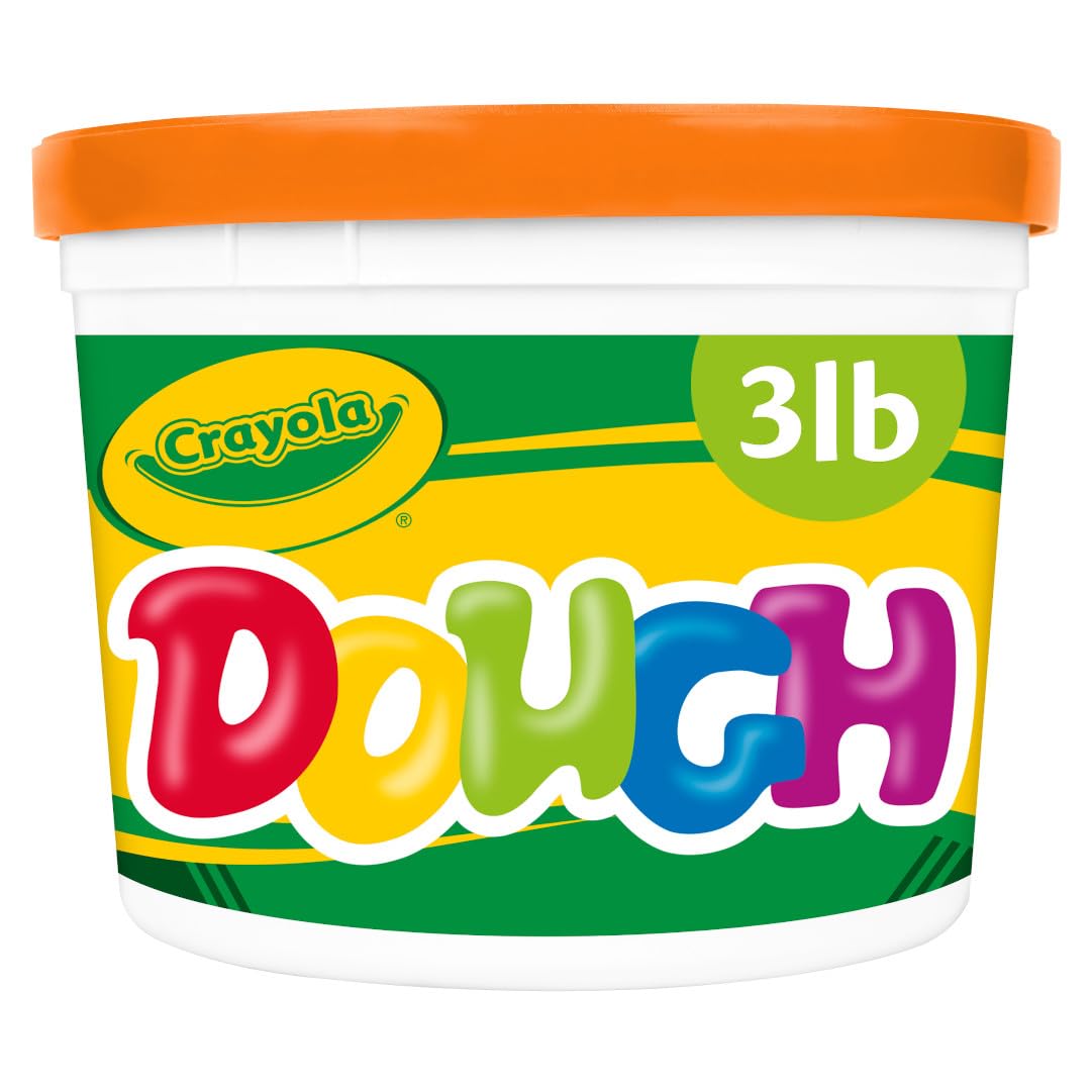 Cubo Resellable Play Dough Crayola Orange De 1,36 Kg Para Niños - Venta Internacional.