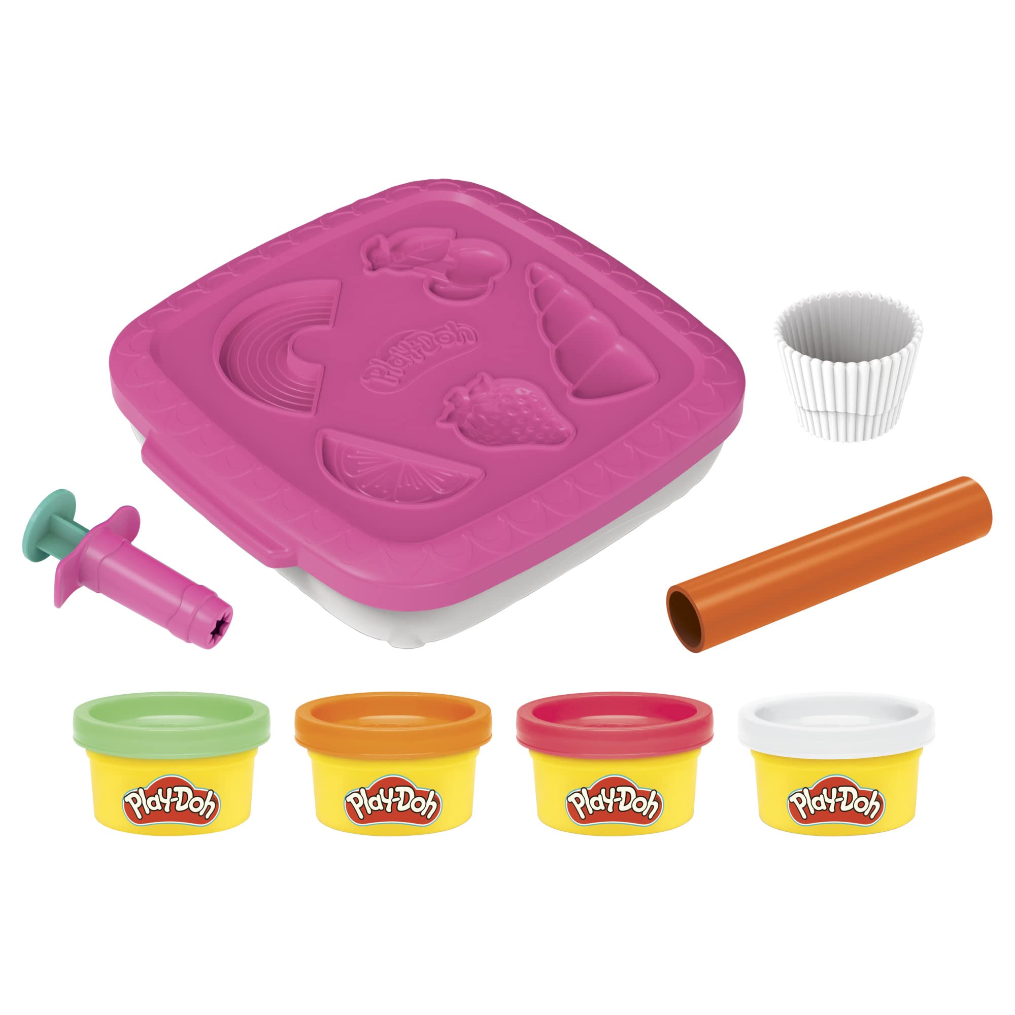 Foto 2 pulgar | Set De Juego Play-doh Create 'n Go Para Cupcakes Con Capacidad De Almacenamiento Durante Más De 3 Años - Venta In