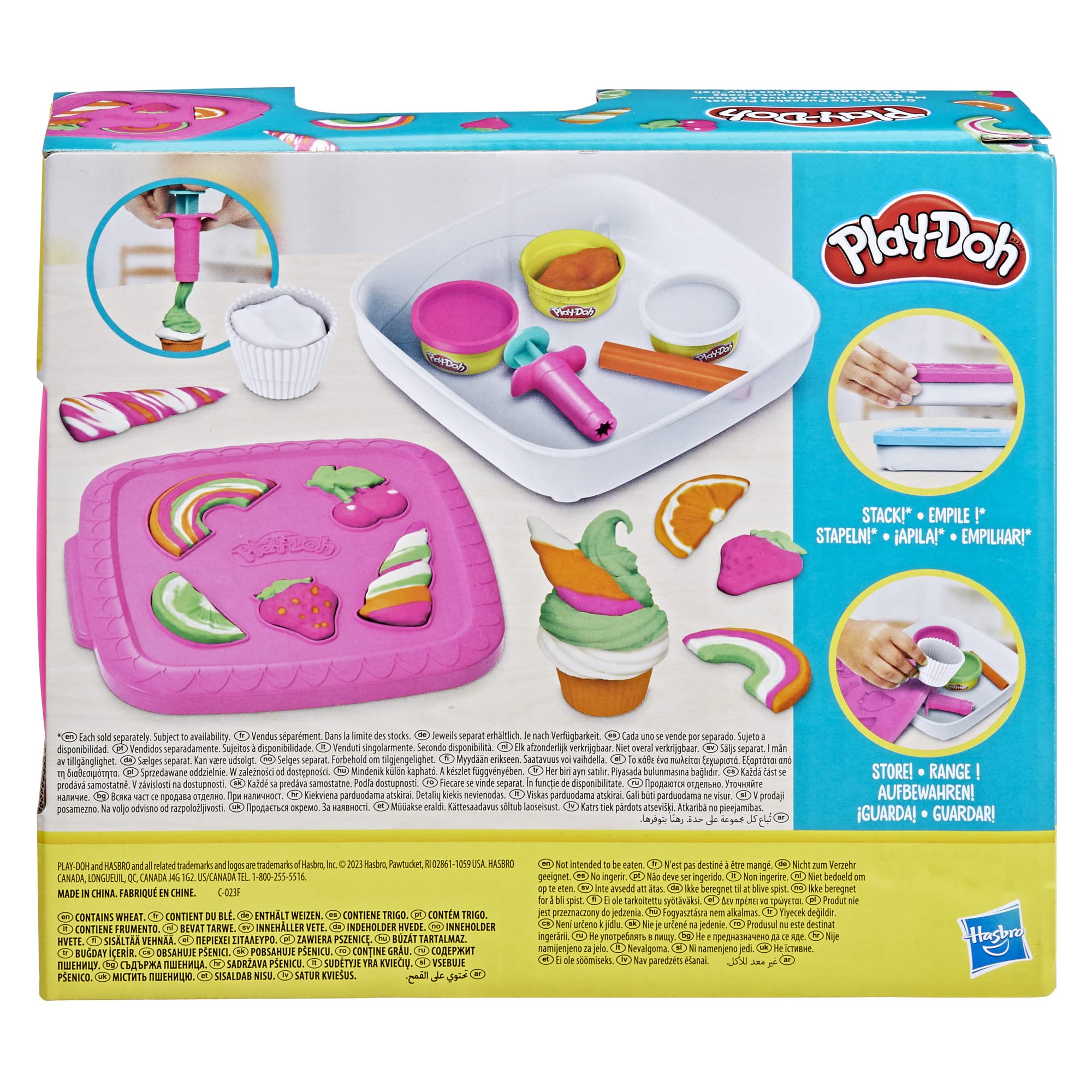 Foto 5 pulgar | Set De Juego Play-doh Create 'n Go Para Cupcakes Con Capacidad De Almacenamiento Durante Más De 3 Años - Venta In