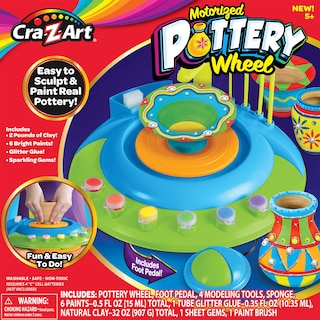 Foto 1 | Set De Actividades Pottery Wheel Cra-z-art Para Niños Motorizado - Venta Internacional.