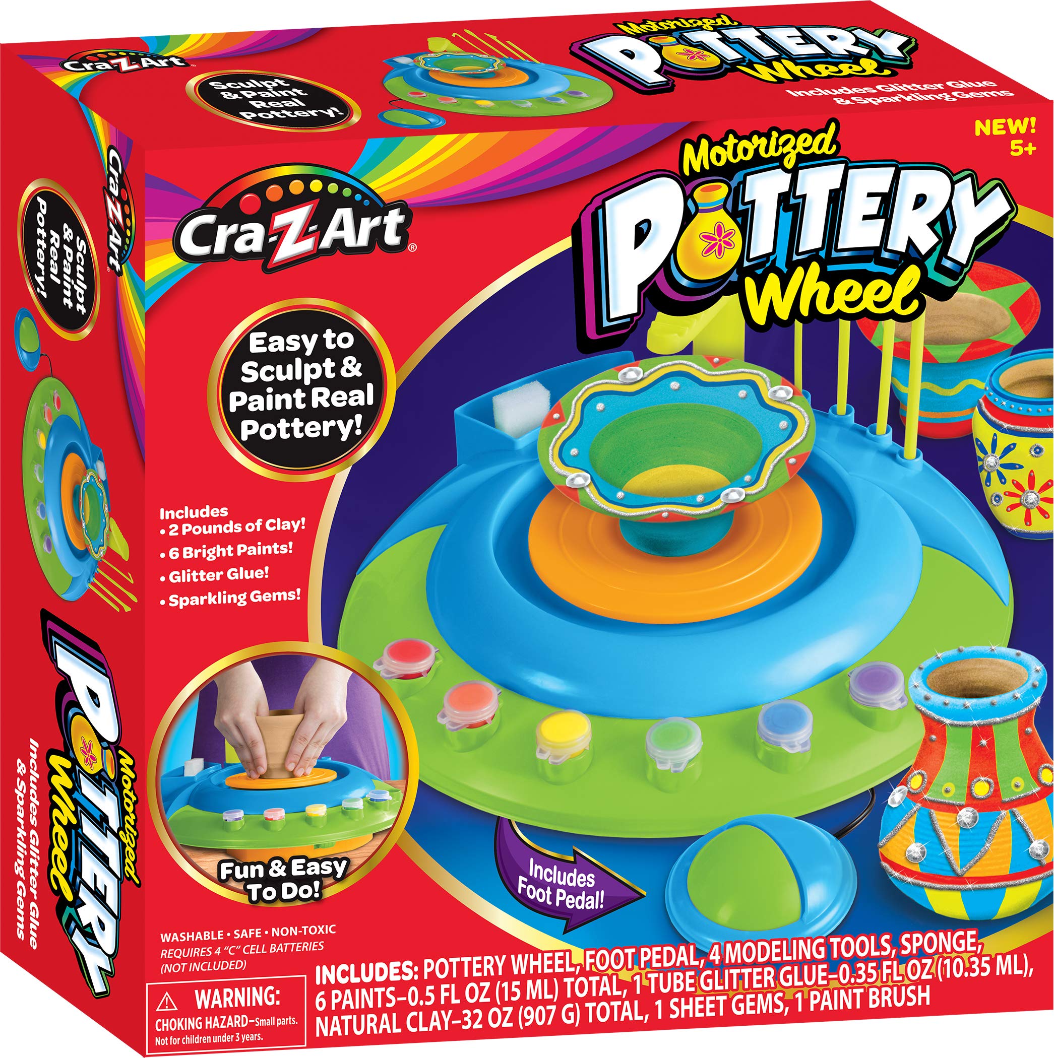 Foto 4 pulgar | Set De Actividades Pottery Wheel Cra-z-art Para Niños Motorizado - Venta Internacional.