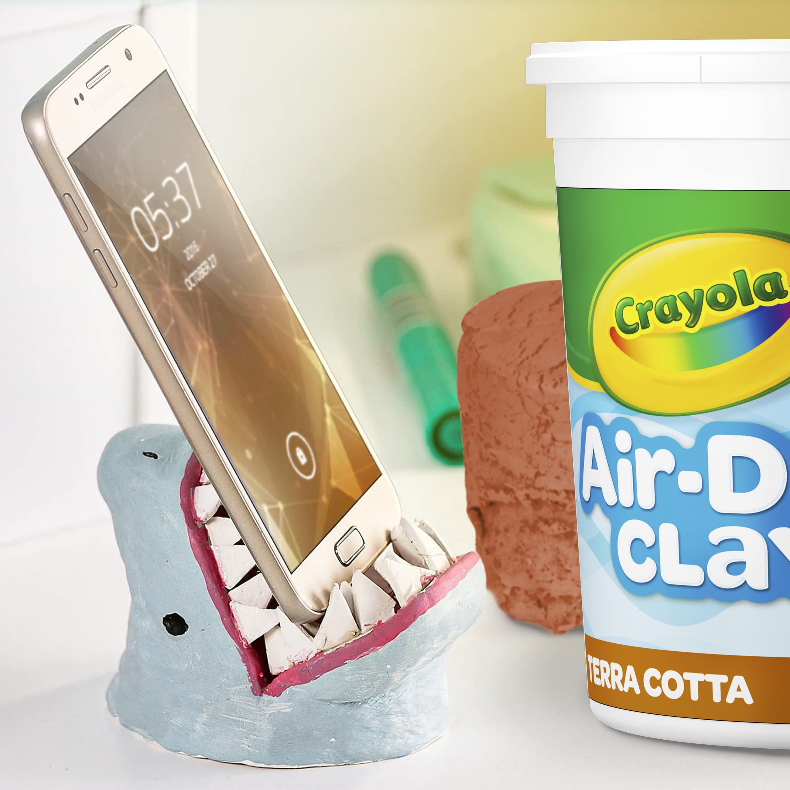 Foto 3 pulgar | Cubo Reutilizable Air Dry Clay Crayola Para Niños, 2,27 Kg, Color Terracota - Venta Internacional.