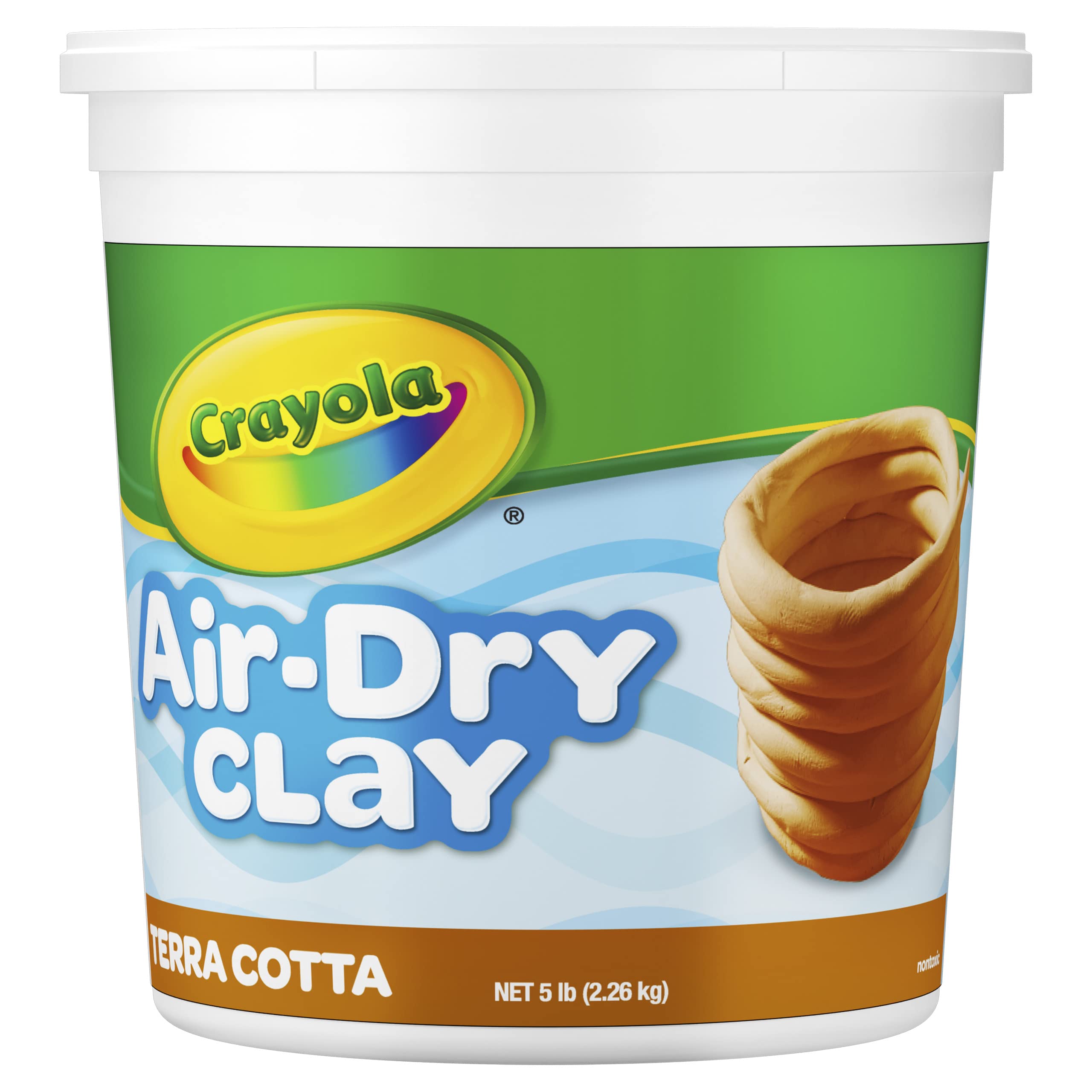 Foto 4 pulgar | Cubo Reutilizable Air Dry Clay Crayola Para Niños, 2,27 Kg, Color Terracota - Venta Internacional.