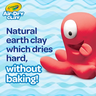 Foto 5 | Cubo Reutilizable Air Dry Clay Crayola Para Niños, 2,27 Kg, Color Terracota - Venta Internacional.
