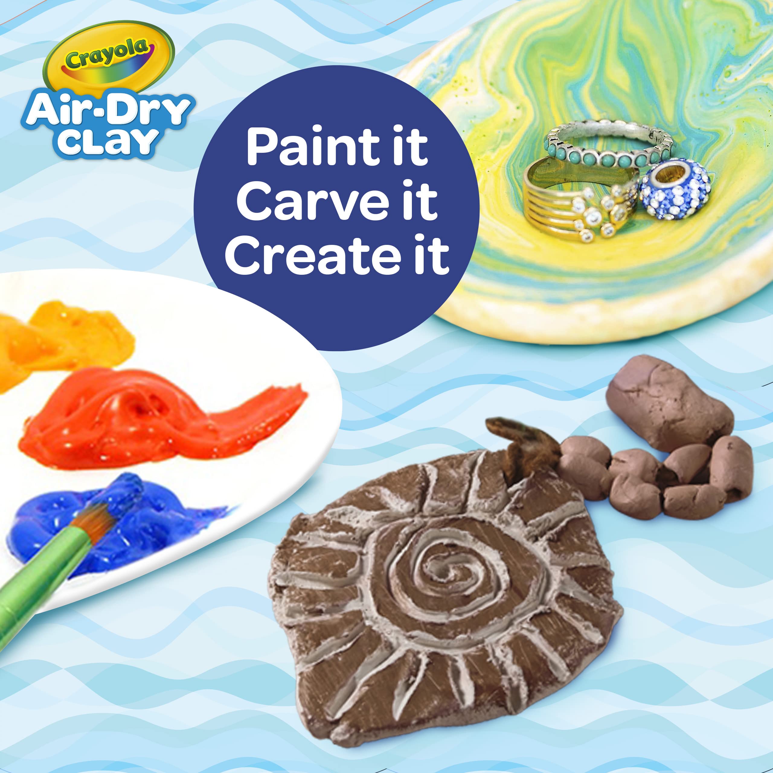 Foto 7 pulgar | Cubo Reutilizable Air Dry Clay Crayola Para Niños, 2,27 Kg, Color Terracota - Venta Internacional.