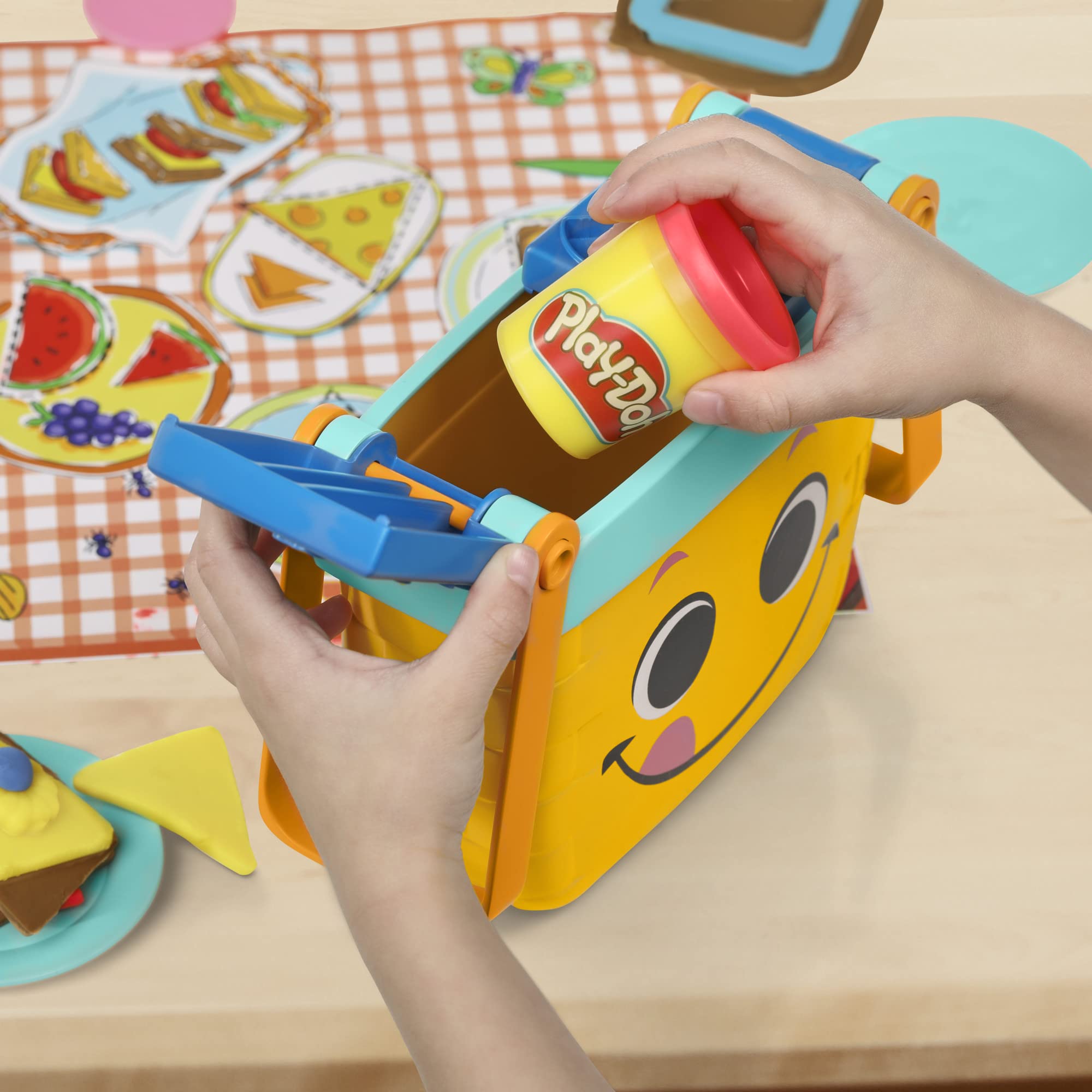 Foto 3 pulgar | Set De Inicio Play-doh Picnic Shapes Con 12 Herramientas, 6 Colores, 3 Años O Más - Venta Internacional.