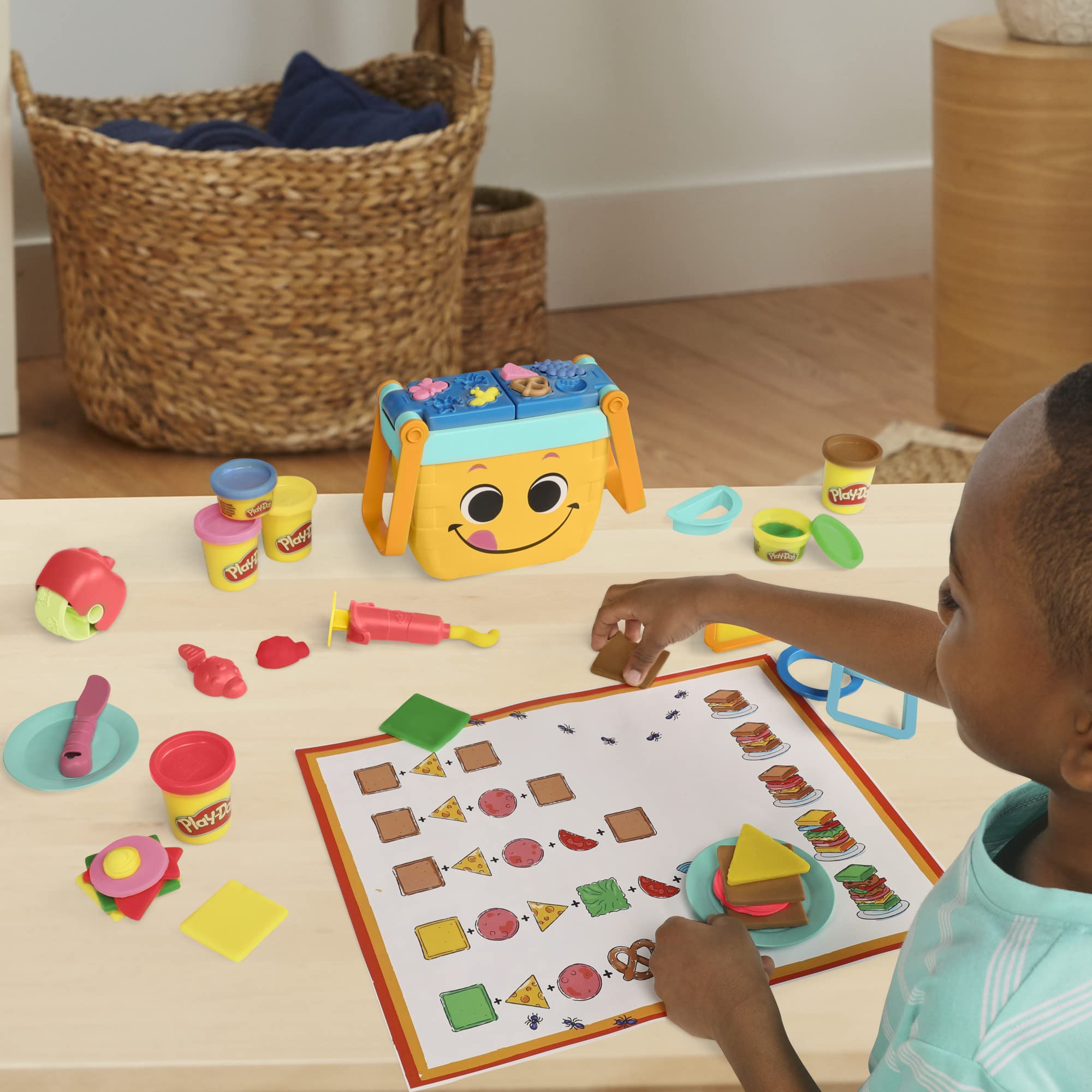 Foto 5 pulgar | Set De Inicio Play-doh Picnic Shapes Con 12 Herramientas, 6 Colores, 3 Años O Más - Venta Internacional.