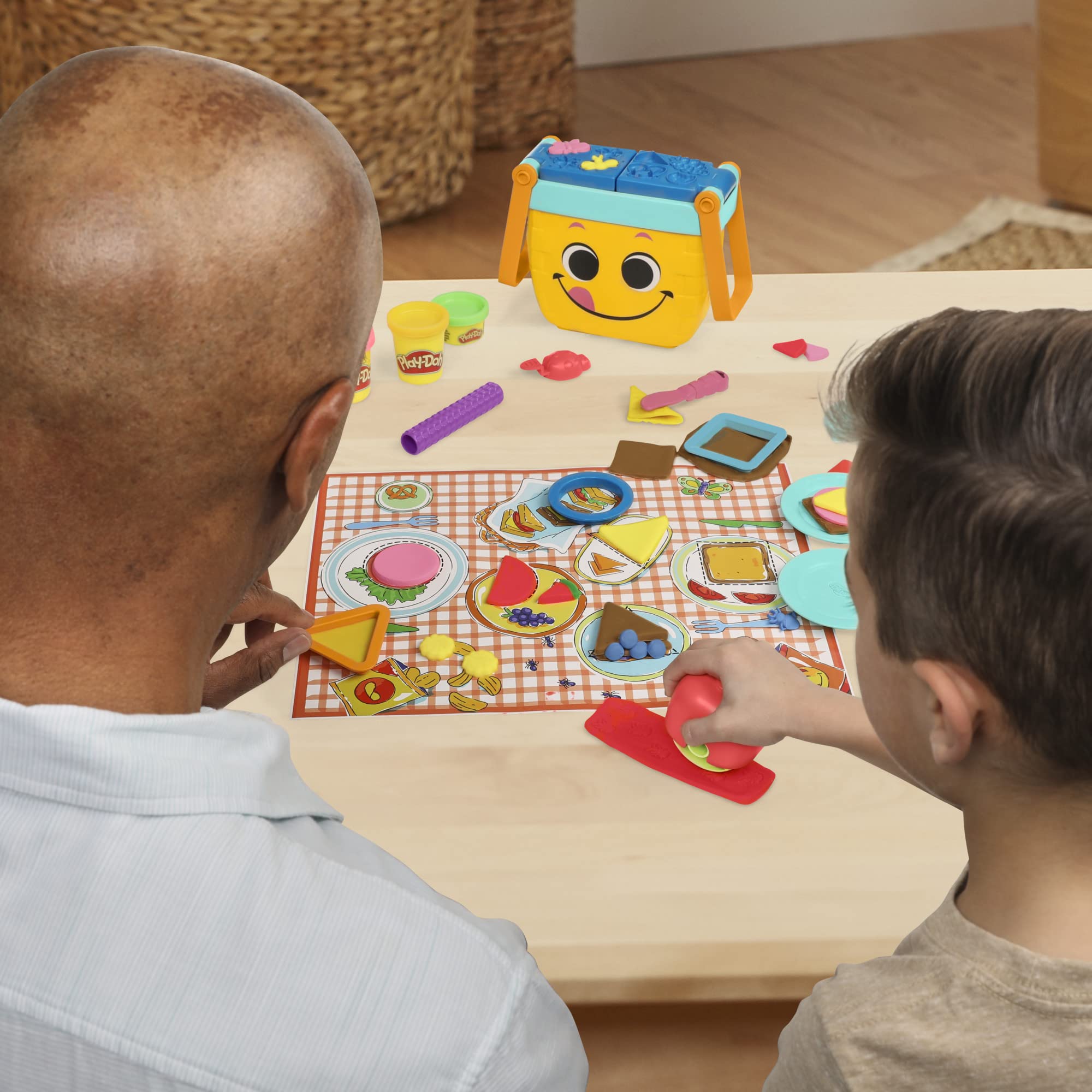 Foto 5 | Set De Inicio Play-doh Picnic Shapes Con 12 Herramientas, 6 Colores, 3 Años O Más - Venta Internacional.