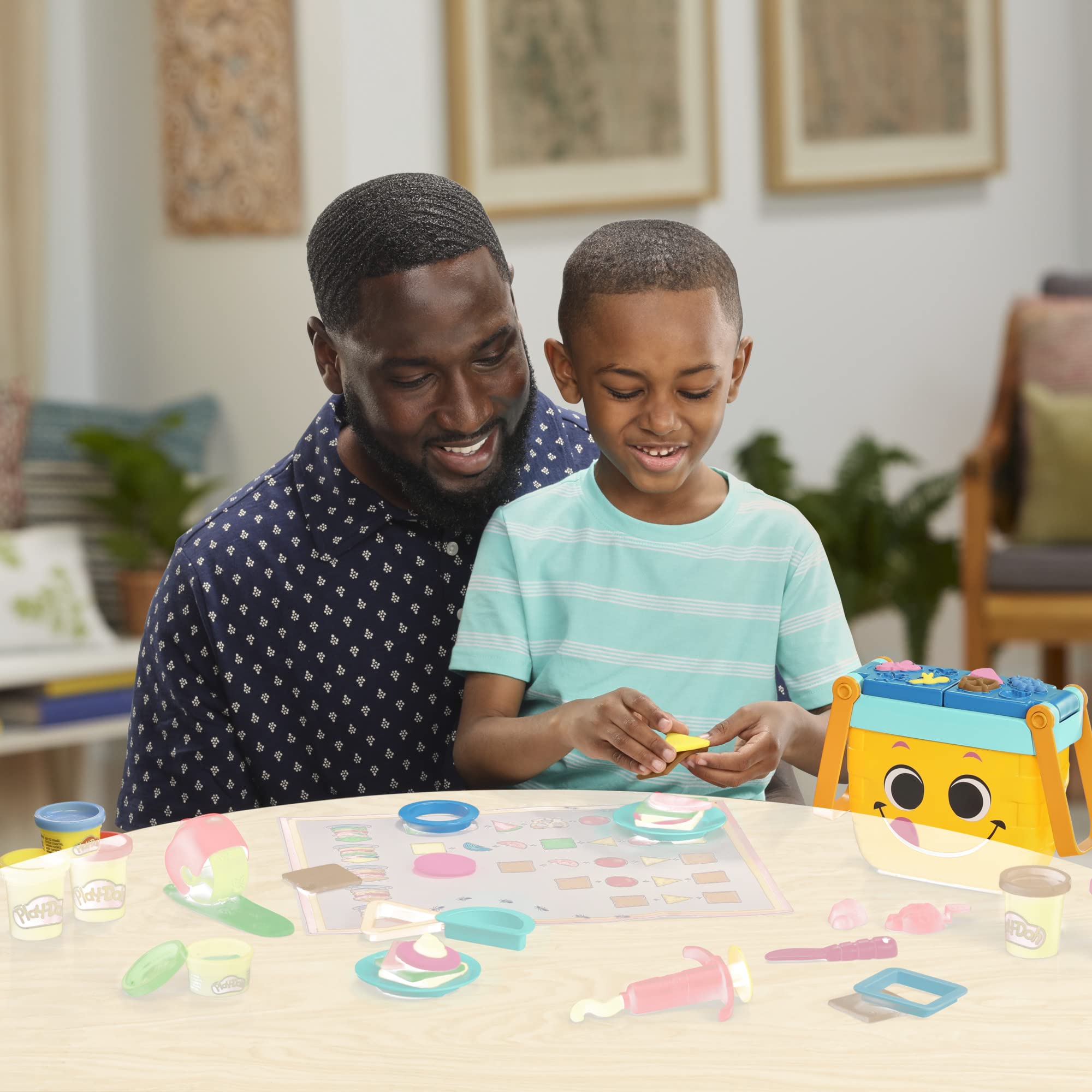 Foto 6 | Set De Inicio Play-doh Picnic Shapes Con 12 Herramientas, 6 Colores, 3 Años O Más - Venta Internacional.