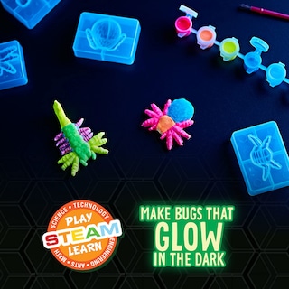 Foto 2 | Kit De Juguetes Clay Bug Crayola Glow In The Dark Critter Creator - Venta Internacional.