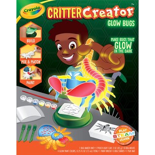 Foto 3 | Kit De Juguetes Clay Bug Crayola Glow In The Dark Critter Creator - Venta Internacional.