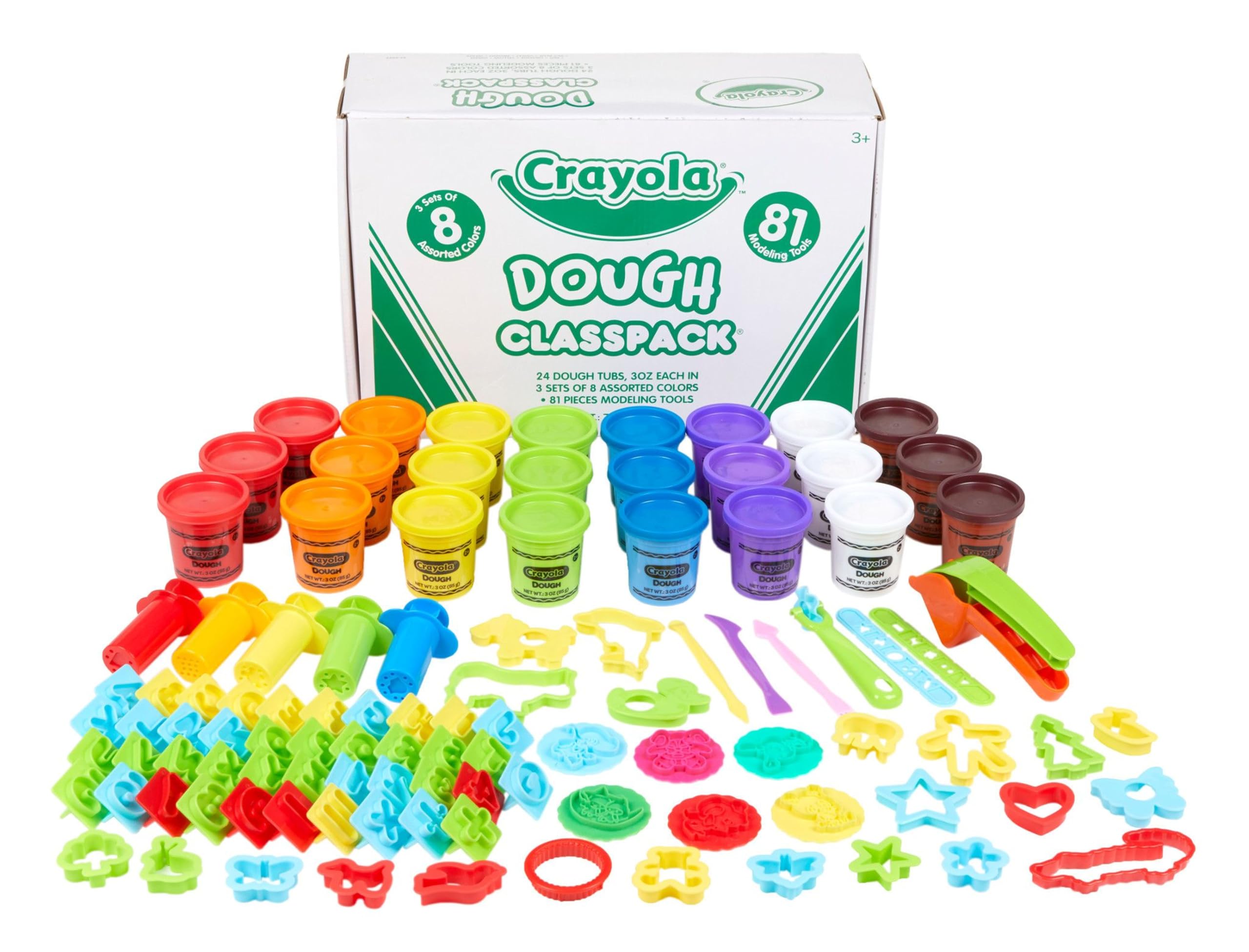 Foto 2 pulgar | Dough Classpack Crayola, 8 Colores Variados Con Herramientas, 24 X 3 Oz - Venta Internacional.